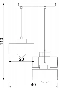 Lampa Wisząca MARTI Biały Złoty Metalowy Klosz 3xE27 Plafon * Luminex New