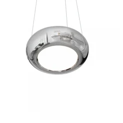 Lampa Wisząca MERCURIO Srebrny 12W LED 28cm * Eko-light New