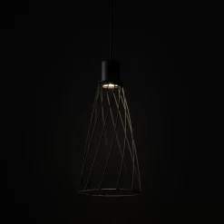 Lampa wisząca MODESTO czarna 1xGU10 19 cm * TK Lighting Clearance