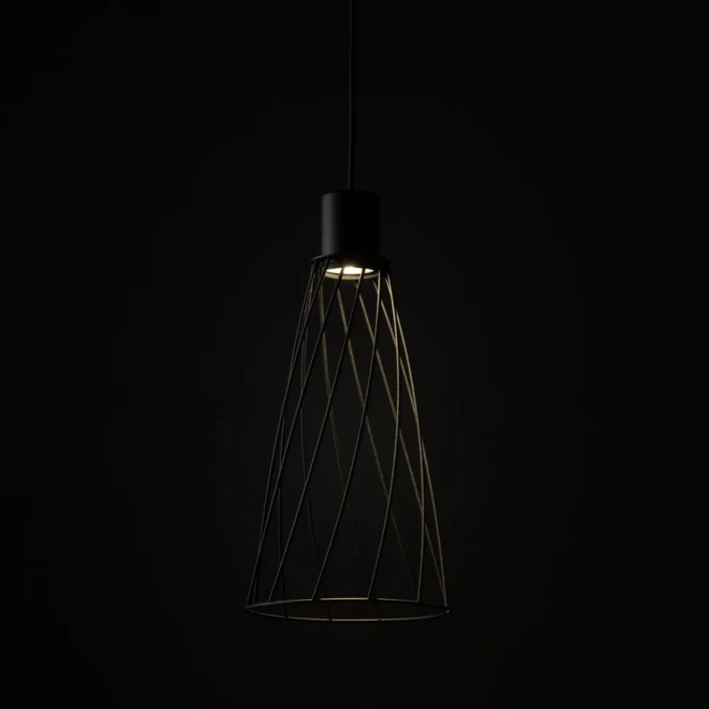 Lampa wisząca MODESTO czarna 1xGU10 19 cm * TK Lighting Clearance