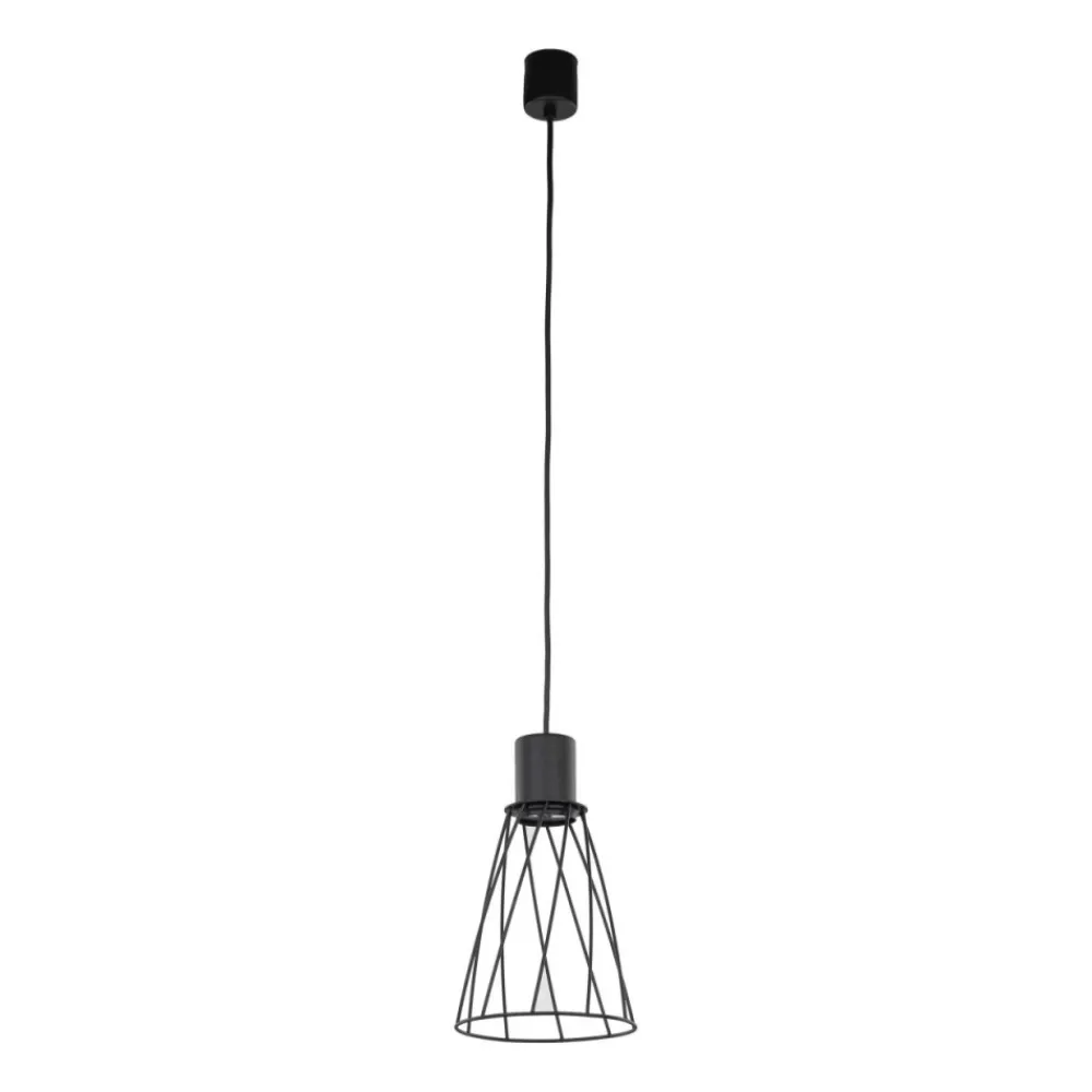 Lampa wisząca MODESTO czarna 1xGU10 16 cm * TK Lighting Best