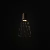 Lampa wisząca MODESTO WOOD czarna sosna 1xGU10 16 cm * TK Lighting Best