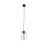Lampa wisząca MOLLY czarna klosz zielony 1xE27 * TK Lighting