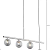 Lampa Wisząca NEPTUN Srebrny Szklane Klosze 3xG9 * Jupiter Outlet