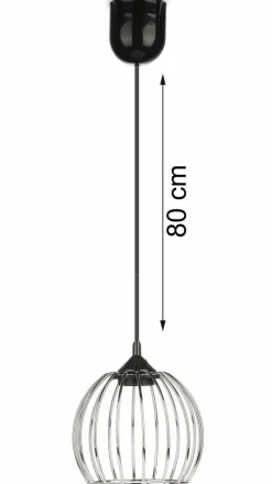 Lampa wisząca New York Bubble 16 srebrna * HowHomely Outlet