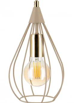 Lampa Wisząca Noa Beżowa 3xE27 75 cm * HowHomely Clearance