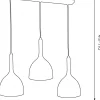 Lampa Wisząca NOAK Beżowy Złoty Metalowy Klosz 3xE27 * Luminex Hot