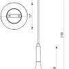 Lampa Wisząca NOAK Czarny Złoty Metalowy Klosz 1xE27