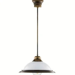 Lampa wisząca OPAL mosiądz patynowany 36 cm 1xE27 * Jupiter Discount