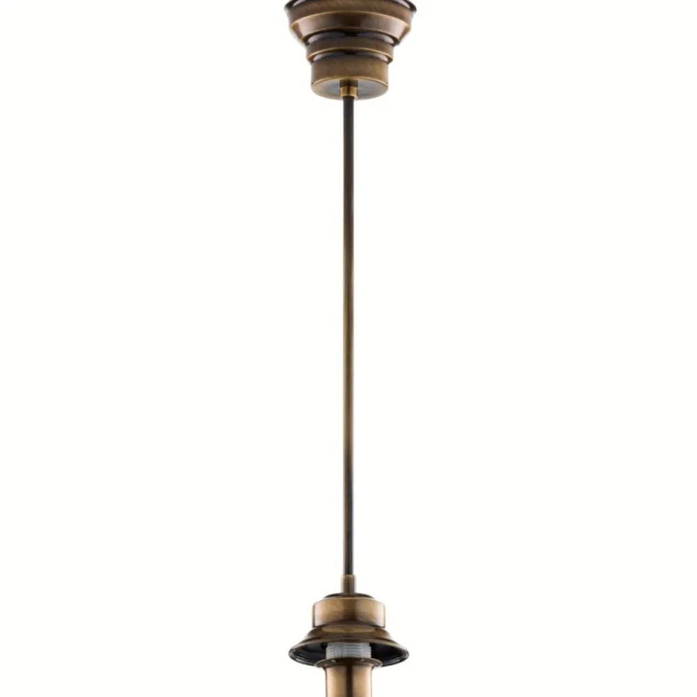 Lampa wisząca OPAL mosiądz patynowany 36 cm 1xE27 * Jupiter Discount