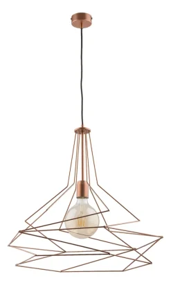 Lampa Wisząca ORO Miedziany 1xE27 56 cm * Jupiter Clearance