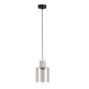 Lampa Wisząca ORSON Czarny Bursztynowy Szklany Klosz 1xE27 * TK Lighting Clearance