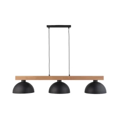 Lampa Wisząca OSLO Czarny Metalowe Klosze 3xE27 * TK Lighting