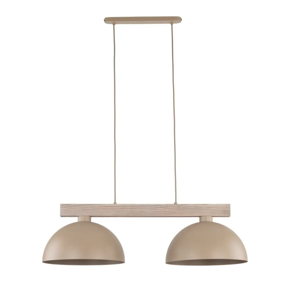 Lampa wisząca OSLO sabia beżowa 2xE27 * TK Lighting Online