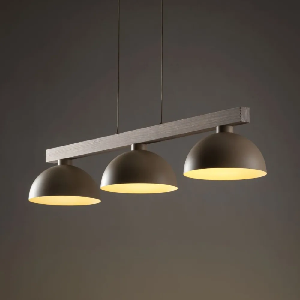 Lampa wisząca OSLO sabia beżowa 3xE27 * TK Lighting Best