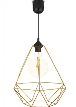Lampa wisząca Paris Diamond 35 cm miedź * HowHomely Best