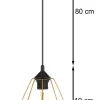 Lampa wisząca Paris Diamond 19 cm miedź * HowHomely Clearance