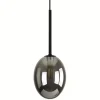 Lampa wisząca PEARL czarna klosz grafitowy 1xG9 * TK Lighting Best