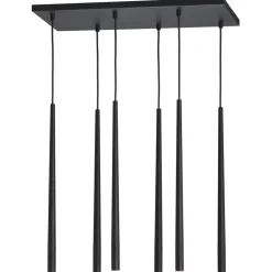 Lampa Wisząca PIANO Czarny 6xG9 * TK Lighting Outlet