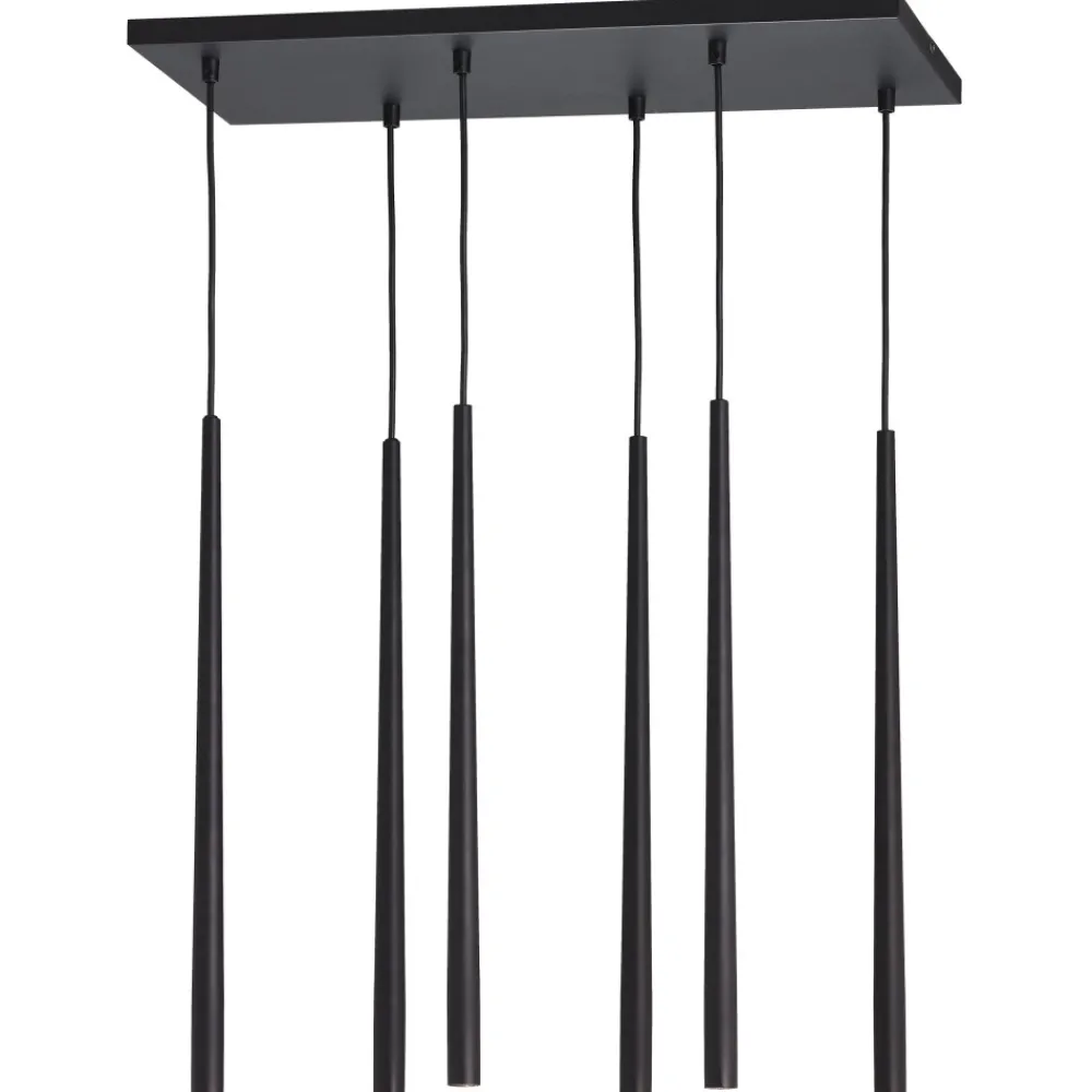 Lampa Wisząca PIANO Czarny 6xG9 * TK Lighting Outlet