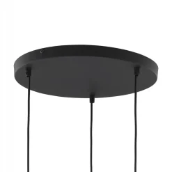 Lampa Wisząca PIANO Czarny Złoty Koło 3xG9 * TK Lighting Online