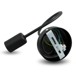 Lampa wisząca Pig Tail czarna nowoczesna * Bodek Sale