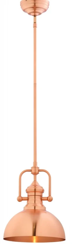Lampa Wisząca PLATINO Miedziany 1xE27 31 cm * Jupiter Online
