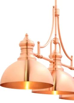 Lampa Wisząca PLATINO Miedziany 3xE27