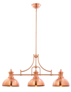 Lampa Wisząca PLATINO Miedziany 3xE27
