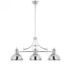 Lampa Wisząca PLATINO Srebrny 3xE27 * Jupiter Discount