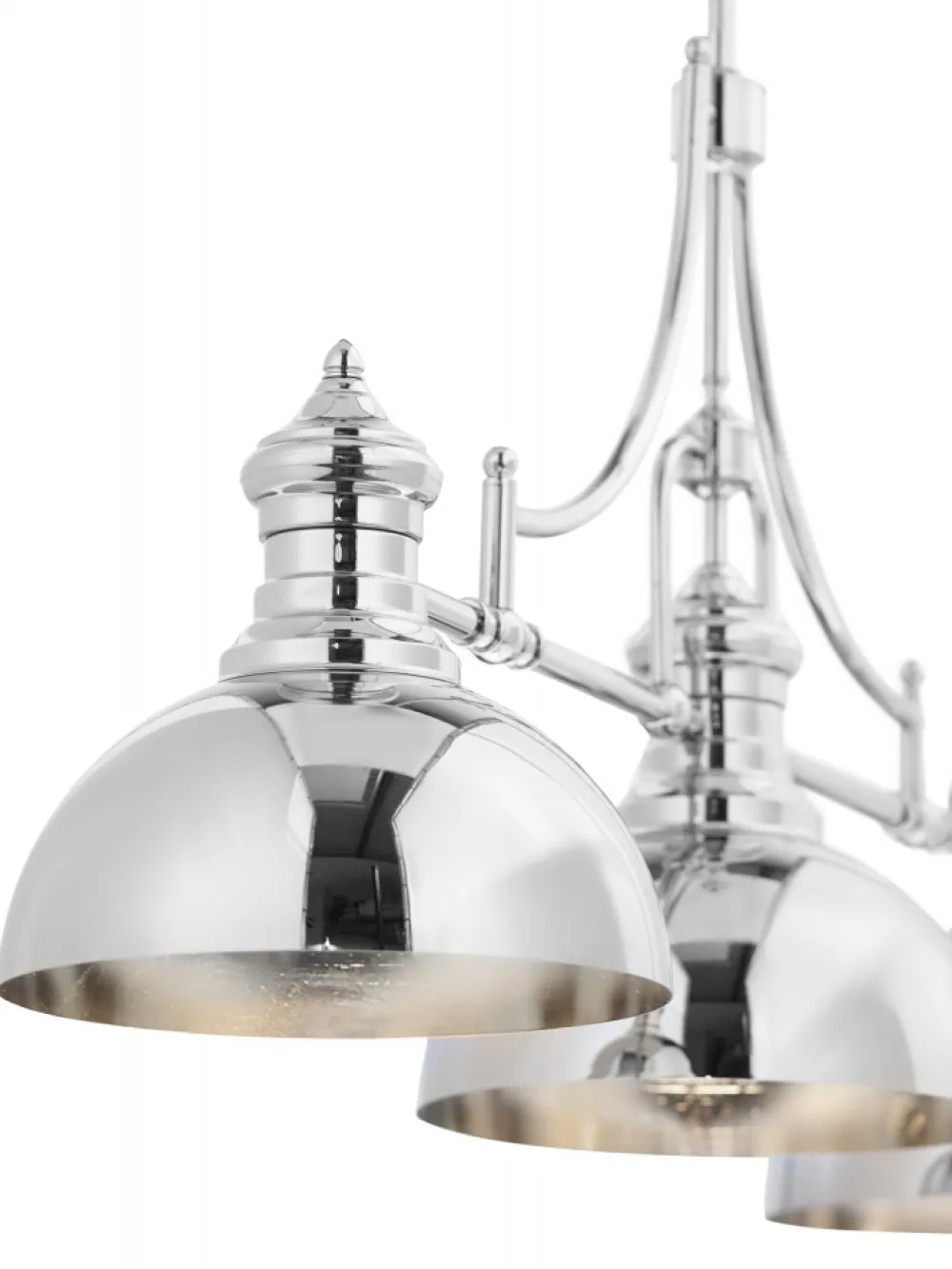 Lampa Wisząca PLATINO Srebrny 3xE27 * Jupiter Discount