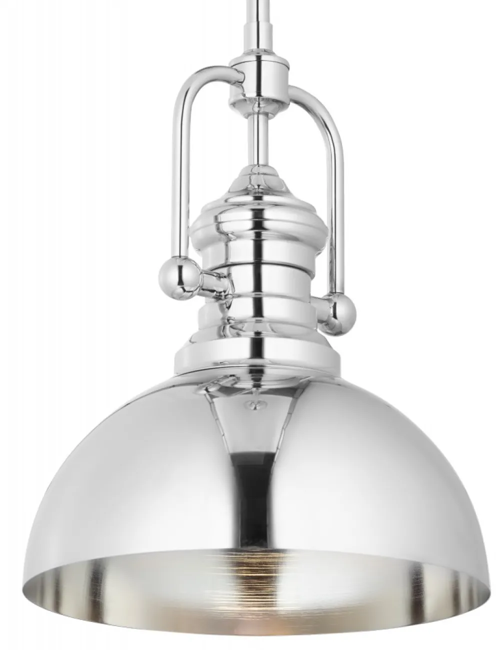 Lampa Wisząca PLATINO Srebrny 1xE27 31 cm * Jupiter Hot