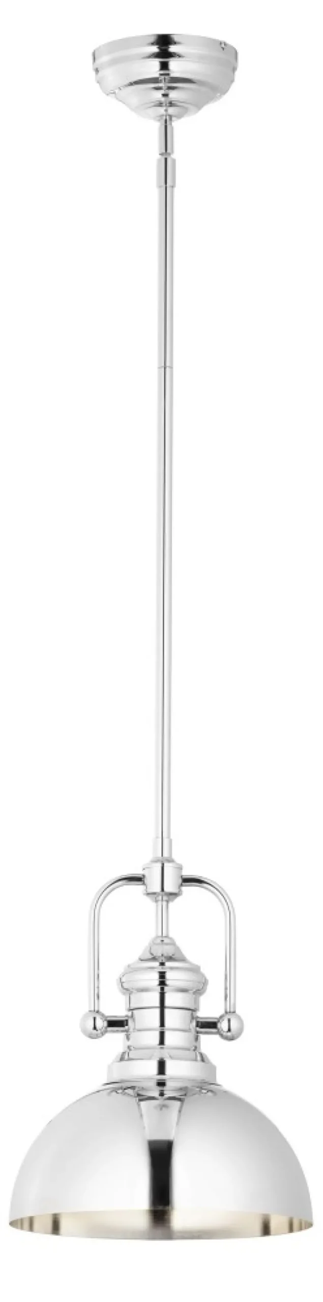 Lampa Wisząca PLATINO Srebrny 1xE27 31 cm * Jupiter Hot