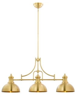 Lampa Wisząca PLATINO Złoty 3xE27 * Jupiter