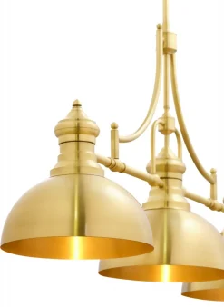 Lampa Wisząca PLATINO Złoty 3xE27 * Jupiter