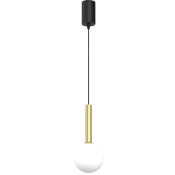 Lampa wisząca PLAY Złota Szklany klosz 1xG9 10cm * Eko-light Outlet
