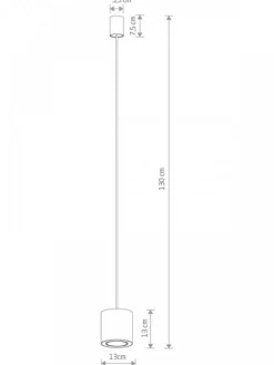 Lampa wisząca POINT DUO czarna 1xGU10 * Nowodvorski Sale