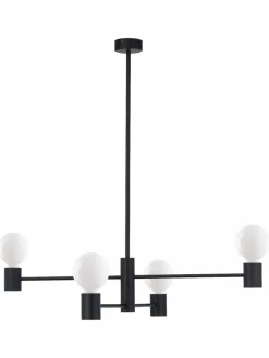 Lampa wisząca RADIUS czarna 4xE27 * Nowodvorski Online