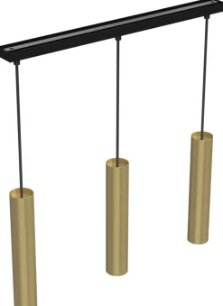 Lampa Wisząca RAITO Złoty Czarny 3xGU10