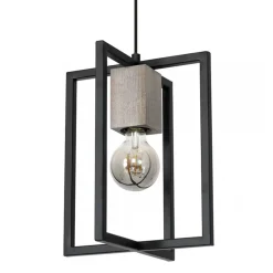 Lampa Wisząca RALPH Czarny 1xE27 * Eko-light New