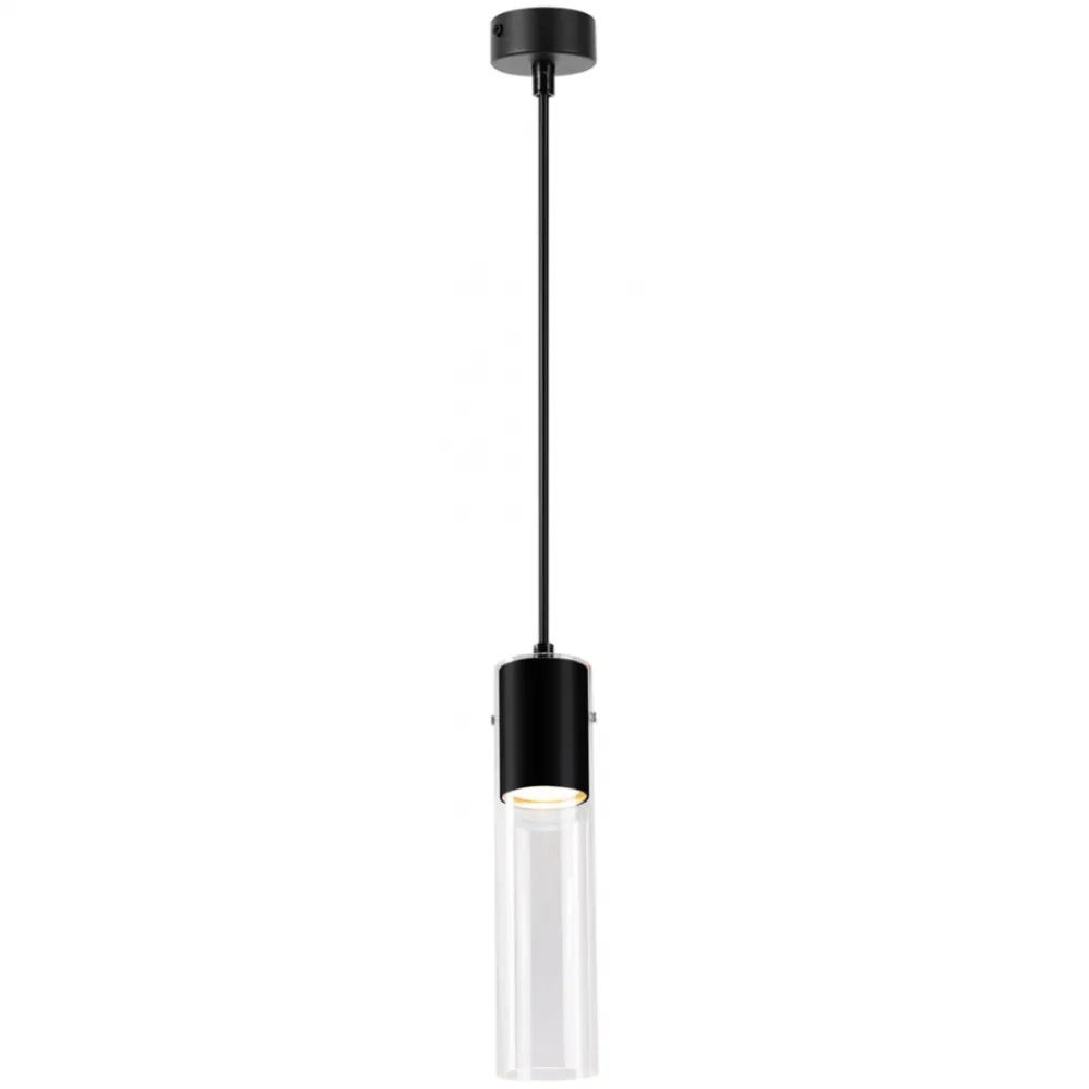 Lampa wisząca RICKY Czarna 1xGU10 5,8cm * Eko-light Sale