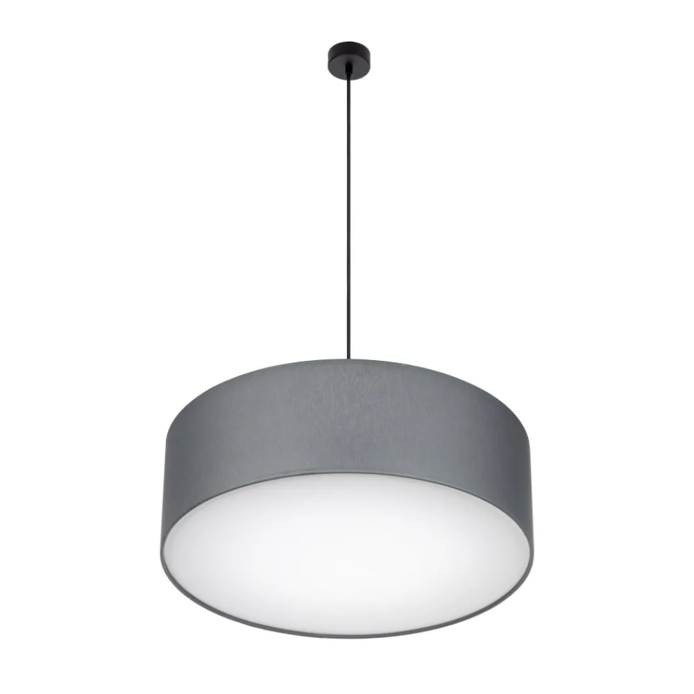 Lampa Wisząca RONDO Grafitowy Abażur 3xE27 60cm * TK Lighting Best