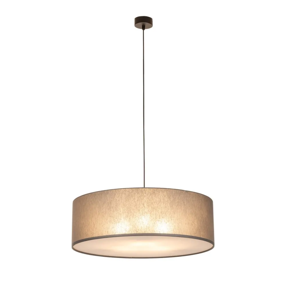 Lampa Wisząca RONDO Grafitowy Abażur 3xE27 60cm * TK Lighting Best