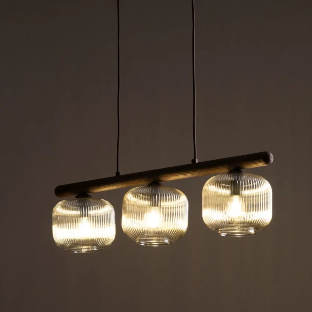 Lampa wisząca SALVIA brązowa 3xE14 * TK Lighting New