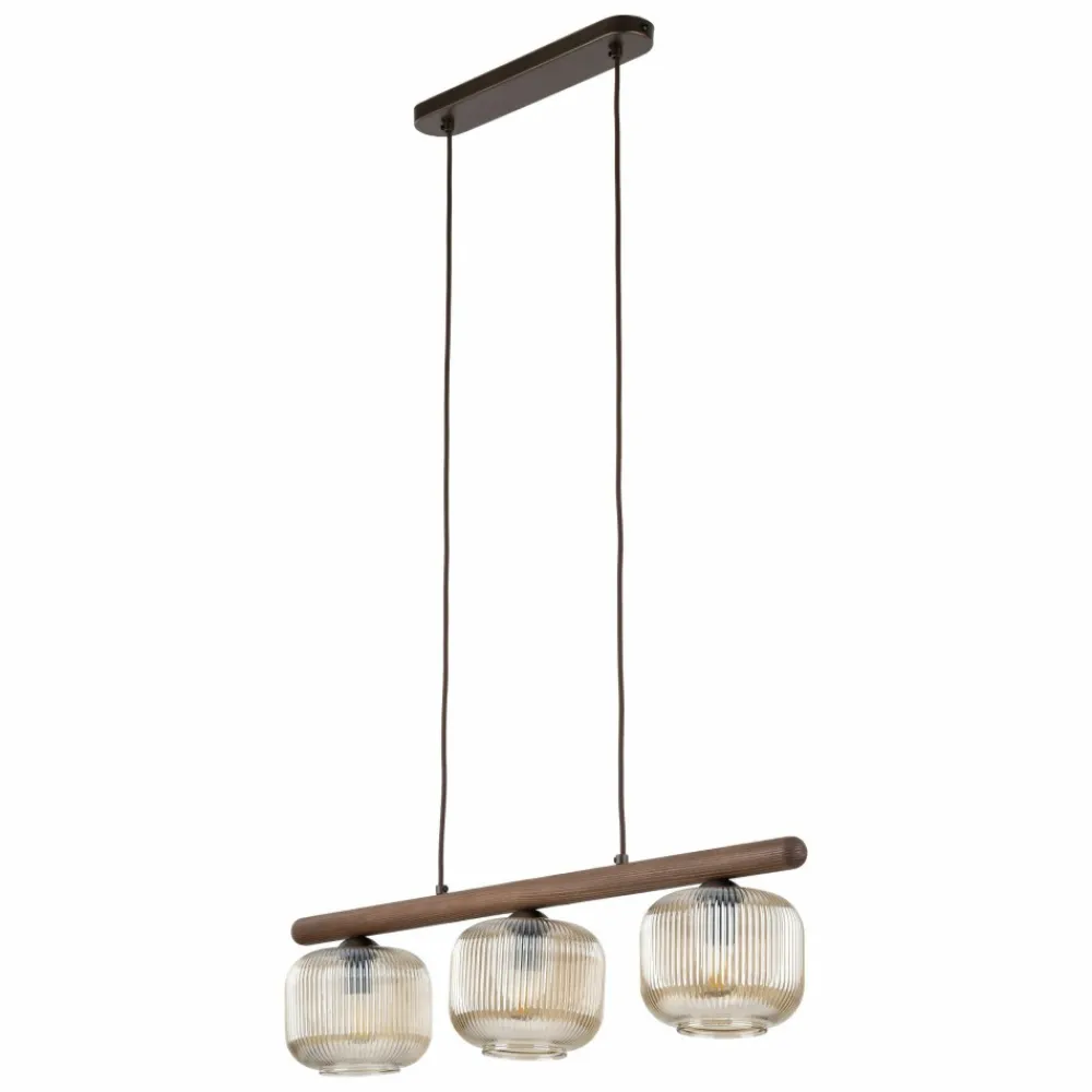 Lampa wisząca SALVIA brązowa 3xE14 * TK Lighting New