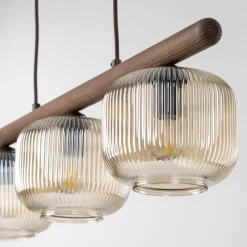 Lampa wisząca SALVIA brązowa 3xE14 * TK Lighting New