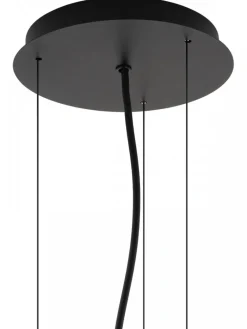 Lampa wisząca SATELLITE M czarna 7xE27 * Nowodvorski Hot