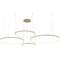 Lampa wisząca SATURNO Złota 120W LED 4000K * Eko-light