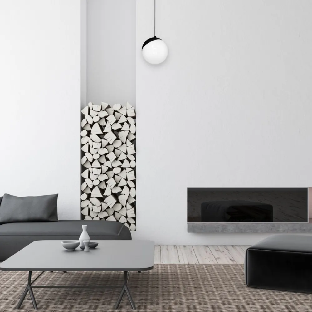 Lampa Wisząca SFERA Czarny Szklany Klosz E14 14cm * Eko-light