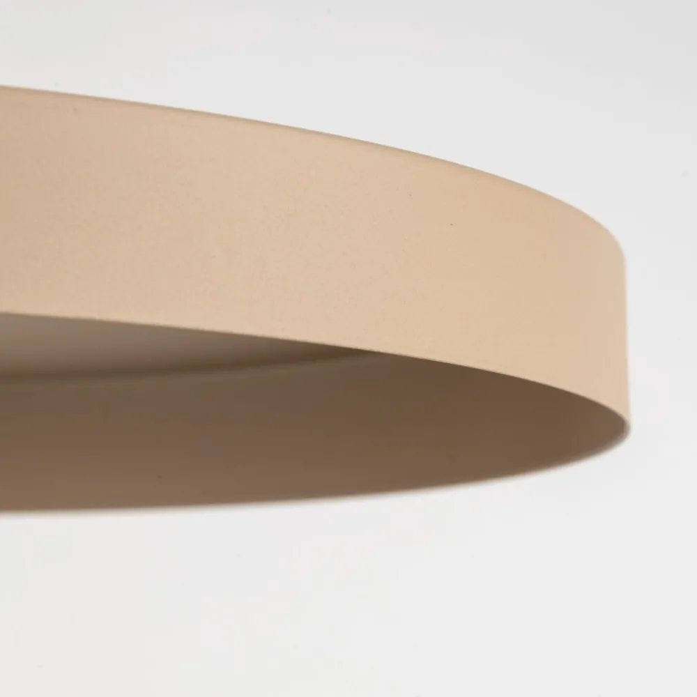 Lampa wisząca SILA ceglasta sabia beżowa 1xE27 30 cm * TK Lighting